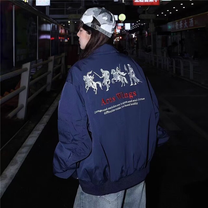 原宿气质简约慵懒日系新款潮流ins防水夹克文艺百搭JK6149,男装夹克,星座516A