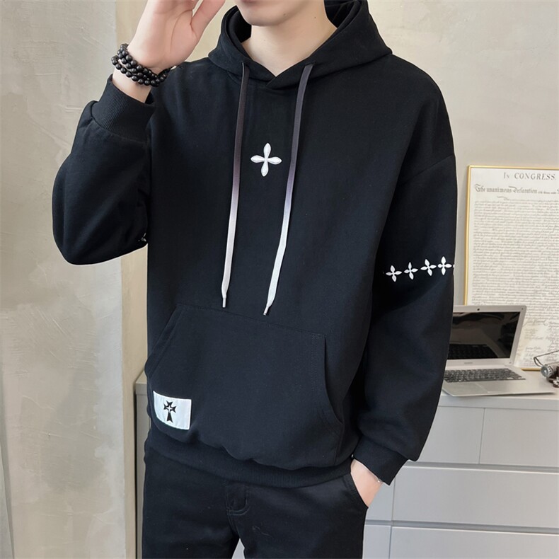 2024秋季新款连帽宽松潮牌休闲卫衣男5835-p65,男装卫衣,电商D303