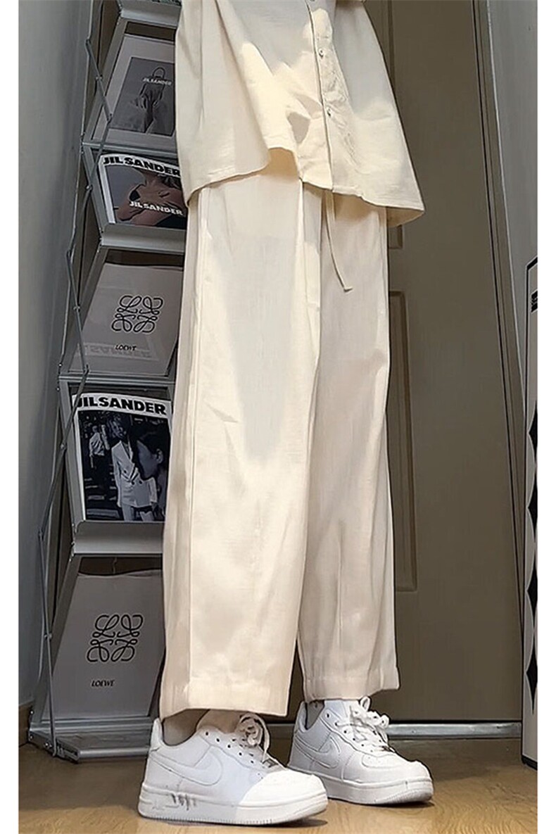 潮流高腰显瘦日系宽松萝卜裤休闲直筒阔腿K72028-P40【特价】,男装休闲裤,电商A007