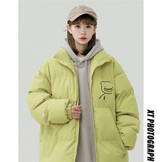 中性风23冬季时尚百搭宽松字母印花棉服外套MY62058P85控118，男装棉衣，电商A268