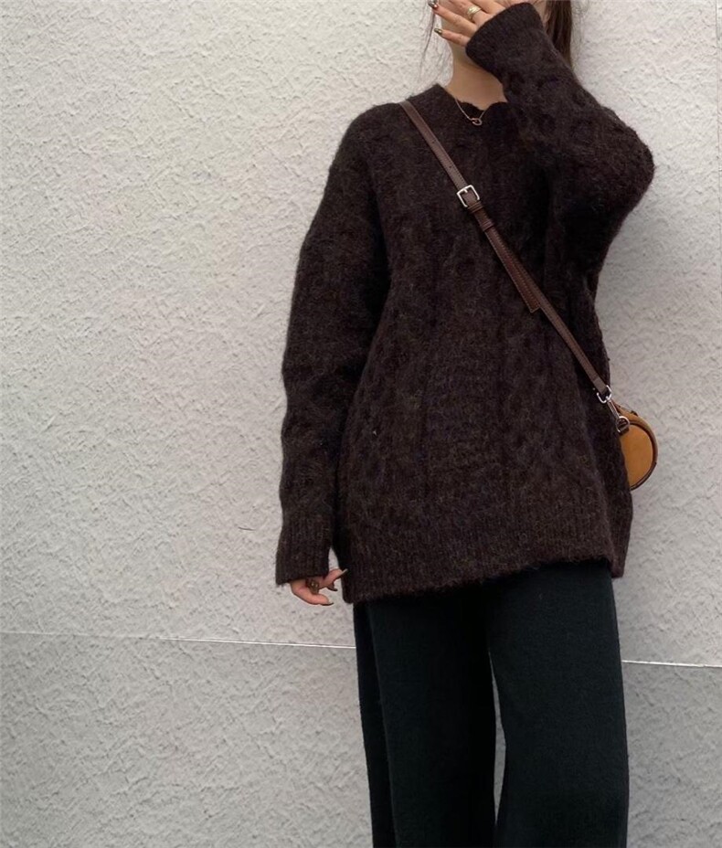 羊毛花毛衣，女装针织衫/毛衣，SMOOTH