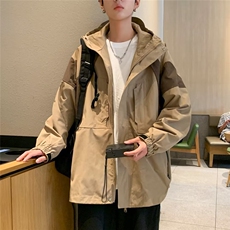 美式户外机能冲锋衣男春秋季撞色拼接工装夹克潮牌MW120-P75，男装夹克，星座1109-3