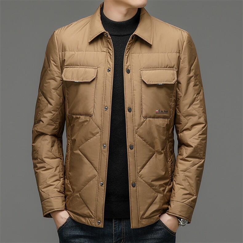 CHL22343钱塘2020-2中年男士商务休闲简约百搭冬季羽绒服P250,男装羽绒服,钱塘207-2