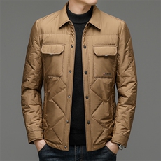 CHL22343钱塘2020-2中年男士商务休闲简约百搭冬季羽绒服P250，男装羽绒服，钱塘207-2