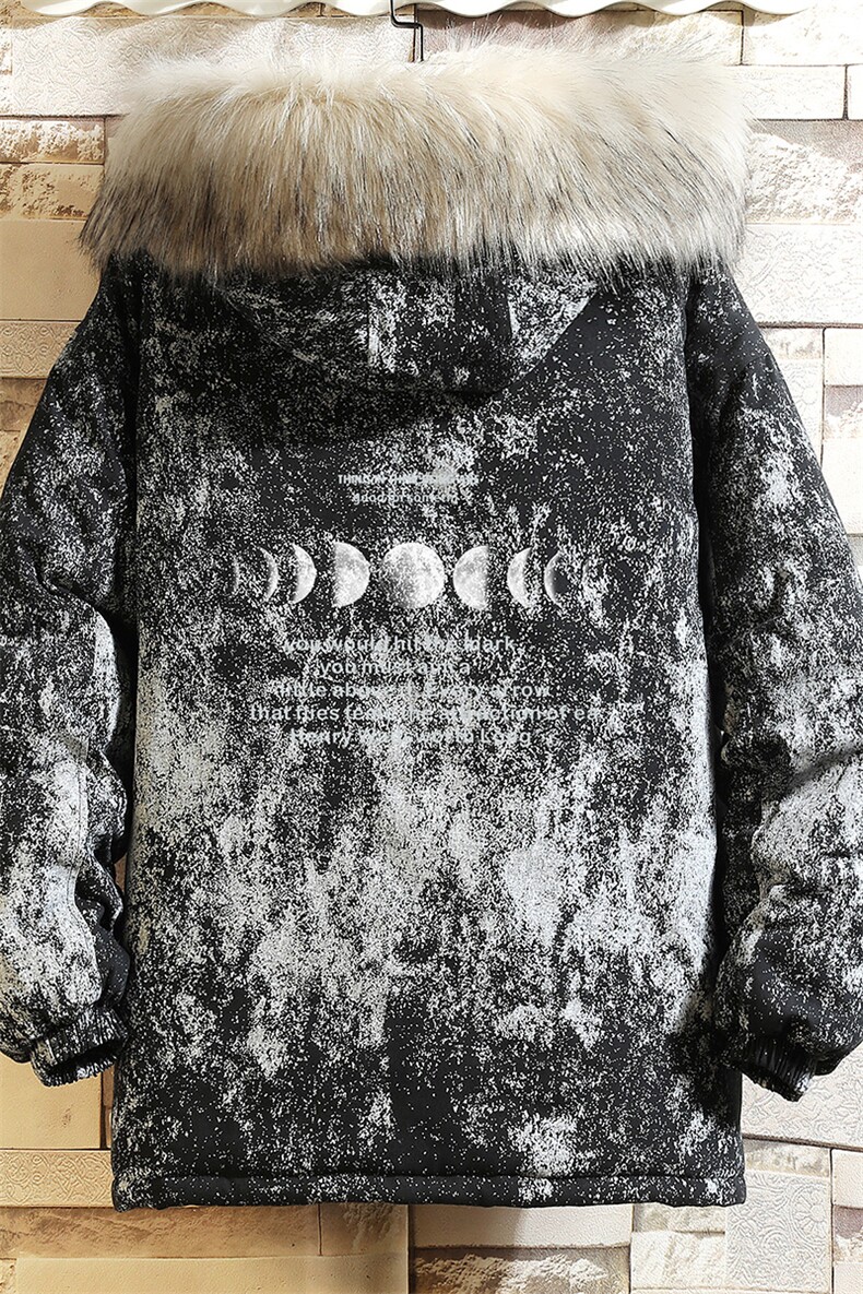 MC49135-P135日系潮棉衣男大码派克服男工装棉服外套棉袄砖墙,男装棉衣,电商A040A