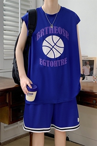 夏季运动套装篮球服五分裤两件套TZ8926-P35图片