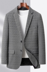 SJ-M885男式秋冬新款长袖保暖磨毛西服休闲商务便服西装，男装西服，电商B360