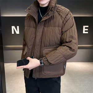 2025店主风羽绒服男纯色休闲保暖外套男上衣百搭B317/58088/P185