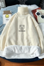 抖音供货、现货秋季冬高领毛衣加绒打底衫D223A-MG2319-P75，男装针织衫/毛衣，电商019-1