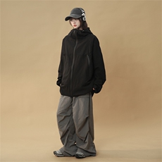 JK5008/P65秋装新款个性软壳冲锋衣夹克男潮上衣外套，女装短外套，电商A141