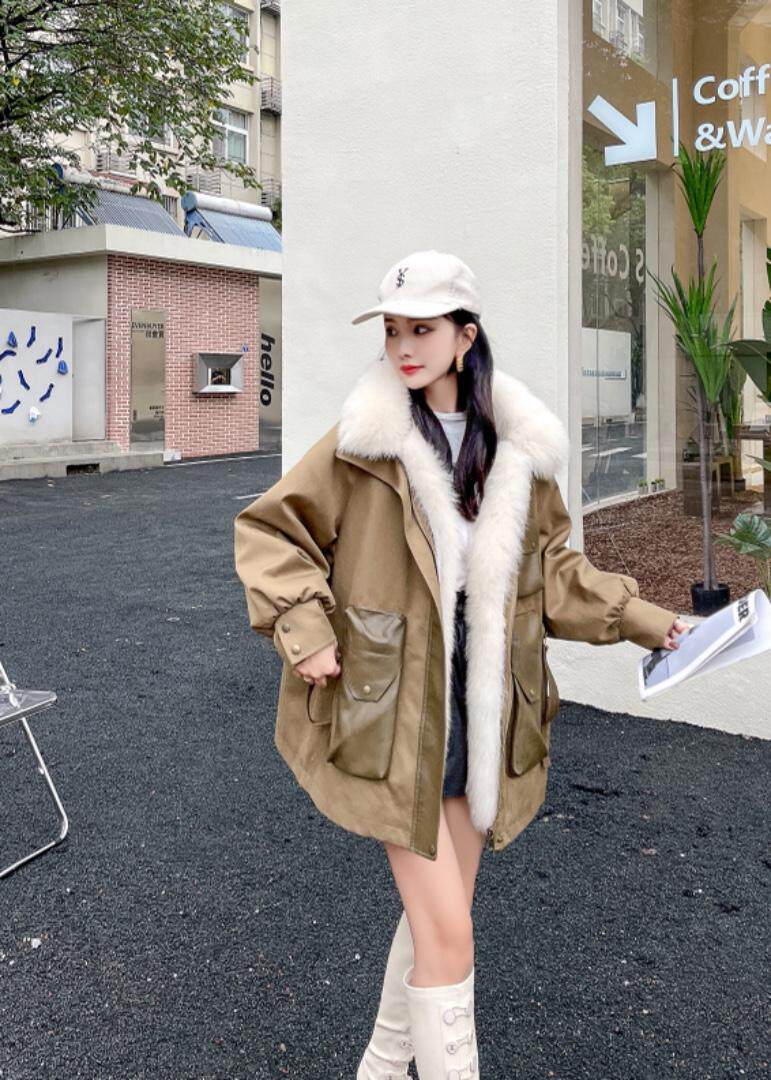 冬装狐狸毛派克服，其它，贻思茗