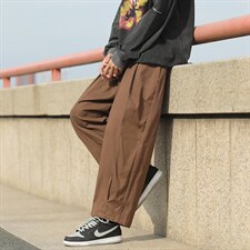 ins裤子男生痞帅九分裤宽松直筒休闲裤春秋款阔腿老爹裤2337-p35，男装休闲裤，星座1008