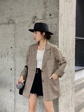 现货秋款西装外套，女装西装，海之萍