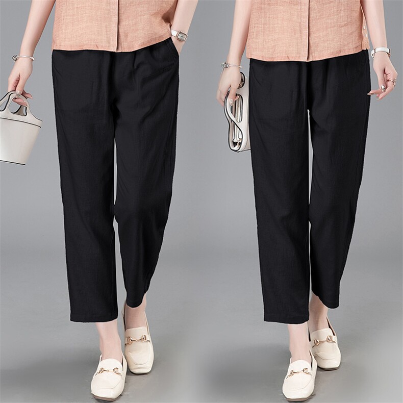 天丝女2025新款夏季中年妈妈大码宽松短袖t恤时尚洋气半袖衣，女装休闲裤，阿丹