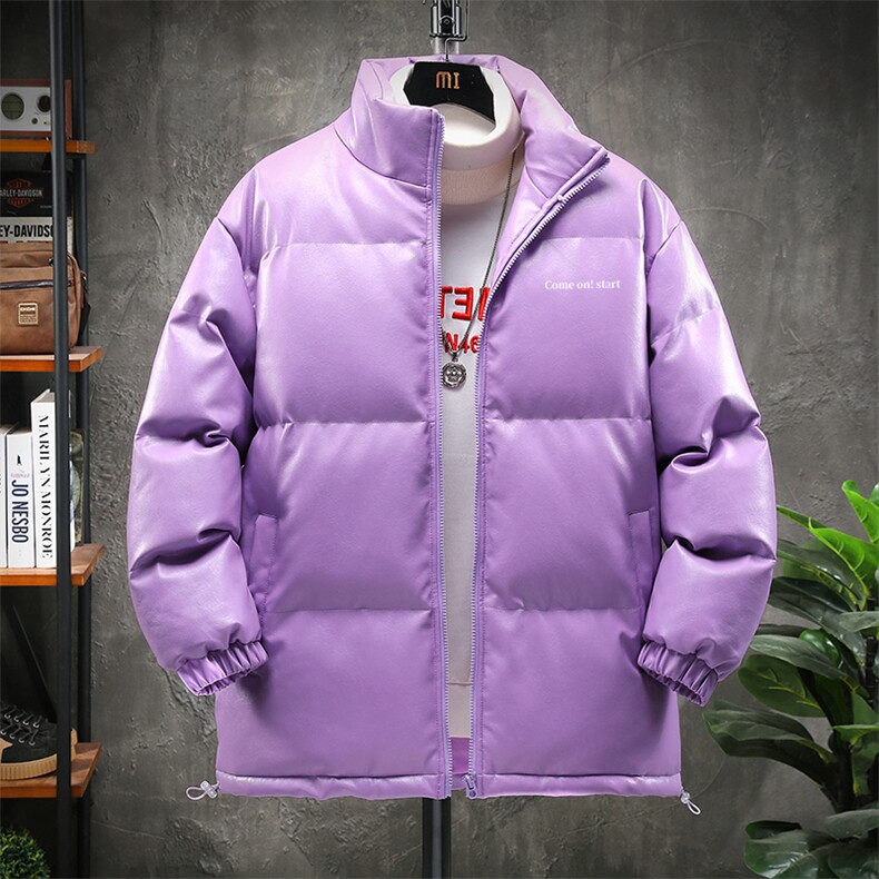 特批70新款港风中性印花皮棉衣外套保暖御寒皮棉服PY8933-P70,男装棉衣,电商A128