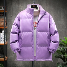 特批70新款港风中性印花皮棉衣外套保暖御寒皮棉服PY8933-P70，男装棉衣，电商A128