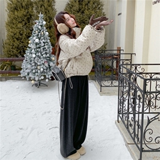 2025冬季新款时尚波点羽绒服2c307-8920p245k358，女装羽绒服，2C307
