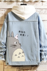 牛仔夹克男大码牛仔外套男茄克NJ77150-P60加绒款-P75，男装夹克，电商A040A