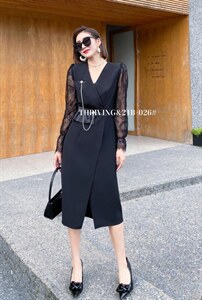 蕾丝袖连衣裙,女装连衣裙,斯瑞威