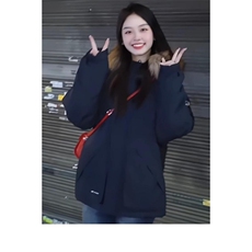 【升级款】派克服工装羽绒棉服oversize面包服外套Y902-P110网图，男装棉衣，电商B245
