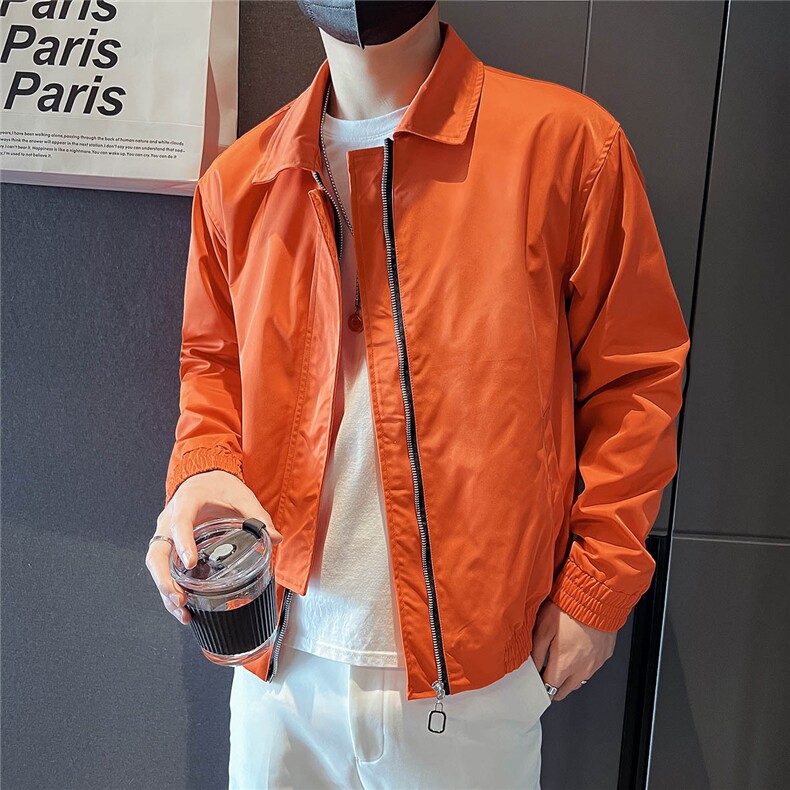 312A-2202-P98  2025春秋社会小伙夹克外套男休闲潮流韩版上衣D图片