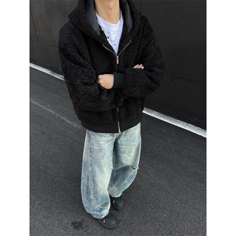 冬季羊羔毛外套棉衣男xh88-特p85,男装棉衣,电商B367