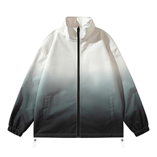 秋季宽松两面穿夹克男渐变立领上衣外套DSA157B-JK7906-P68，男装夹克，电商A157B