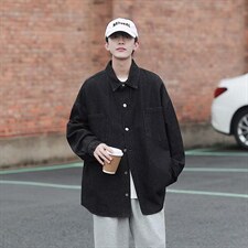 春秋季ins潮牌工装外套男宽松港风牛仔夹克休闲上衣W3700-P68，男装夹克，星座512-2