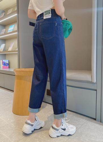 复古蓝牛仔裤，女装牛仔裤，可家 cutiesister