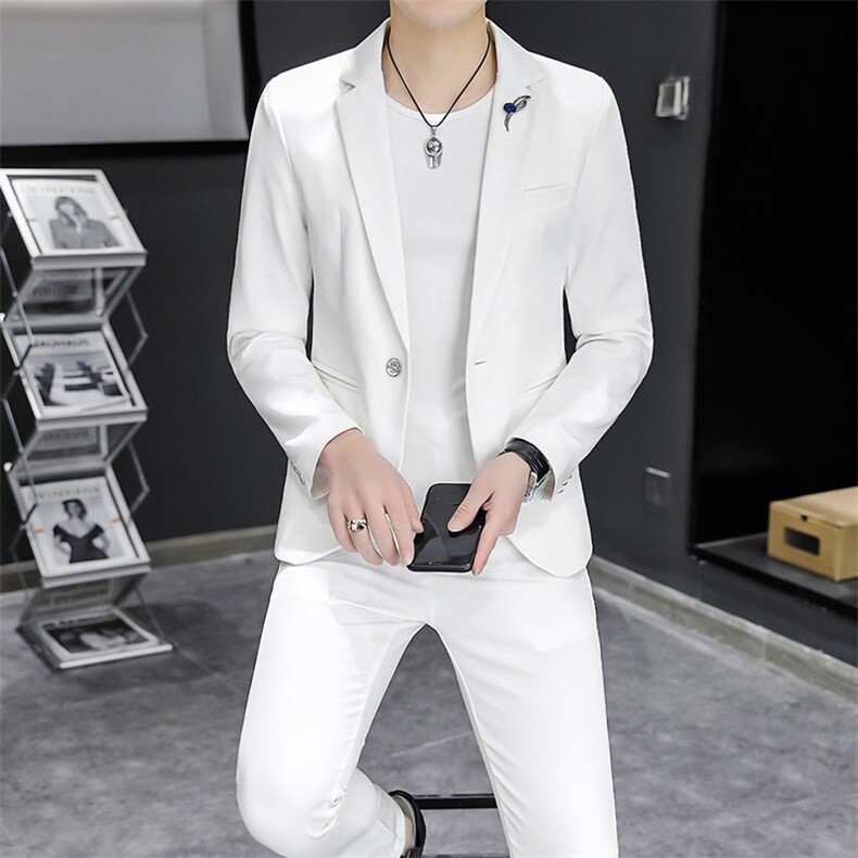 T832-P120秋装时尚男士纯色西服两件套装职业装西服,男装西服,星座507A（原星座306B-2）