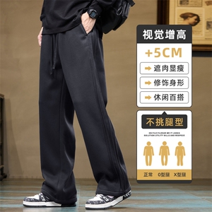 2025秋季新款宽松直筒休闲裤男款美式潮流百搭阔腿长裤Z9860-P45图片