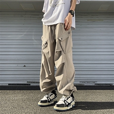 2024夏季新款直筒休闲阔腿裤美式潮牌登山工装裤男现货K7811-P45，男装休闲裤，星座512-3