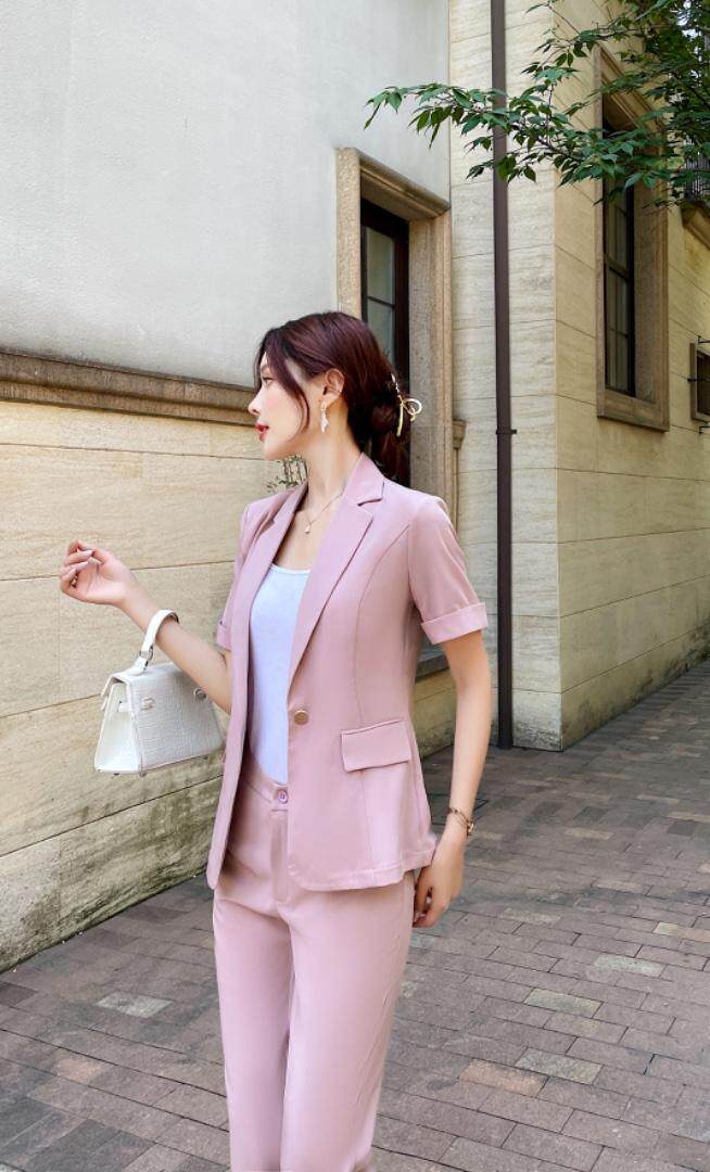 夏季新款短袖套裤，女装，樱·之秀