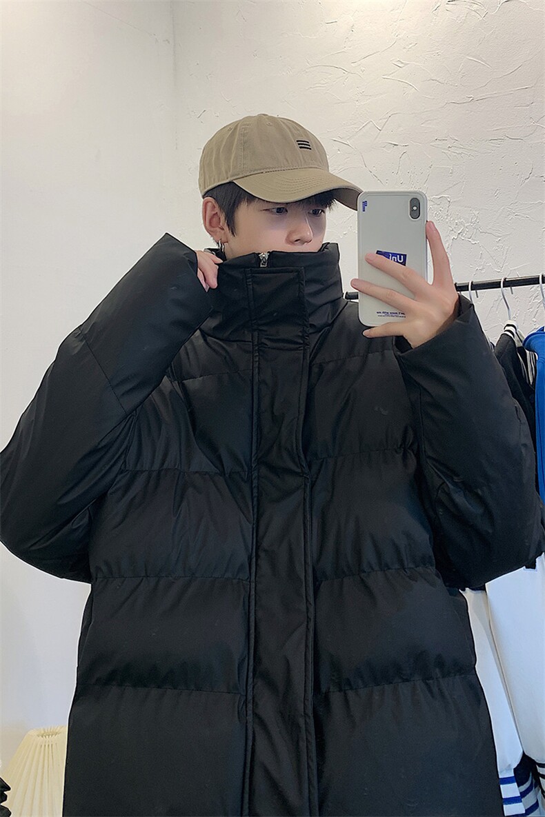 2025新款PU皮棉服羽绒棉宽松棉衣大码冬衣225-2-20503-P115,男装棉衣,星座225-2