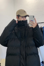 2025新款PU皮棉服羽绒棉宽松棉衣大码冬衣225-2-20503-P115，男装棉衣，星座225-2