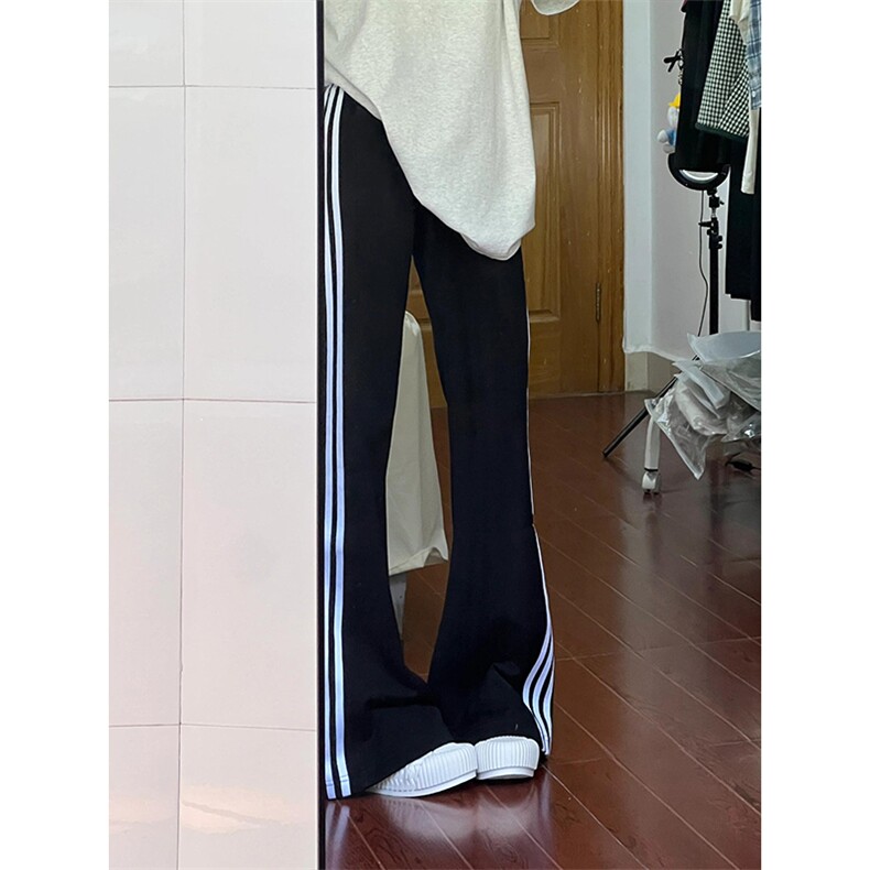 【网图】三条杠裤子男夏季直筒休闲美式高街条纹运动裤WK01CC-P48,女装休闲裤,星座1007（原301D）
