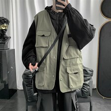 假两件男夹克ins港风帅气2026春季休闲BF上衣连帽外套JK008-P65，男装夹克，星座1008-2