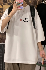 Q11204-P30春夏季七分袖t恤男大码五分袖男短袖中袖，男装T恤，电商A040