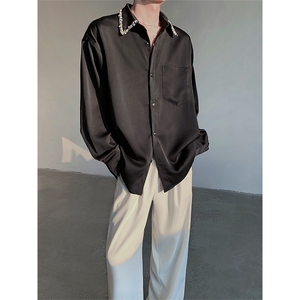 现货！26春夏男士丝滑醋酸珠片重工衬衫CS103-P108图片