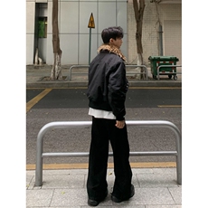 【有货】S476CC-特P98毛领工装棉服男加厚短款飞行夹克外套，男装夹克，星座1007（原301D）