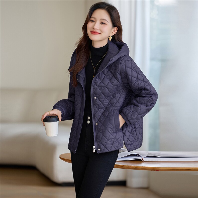 现货纯色短款棉衣棉服女,女装棉衣/棉服,韩派