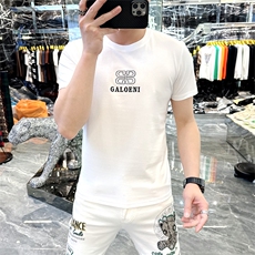 新款品质高端精品欧货夏季男T恤短袖潮流抖音A227B-A-739-P48，男装T恤，电商A227B（原钱塘4066-1）
