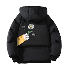 控128加绒面包服男大码羊羔毛衣男MY16265-P100，男装棉衣，电商A040A