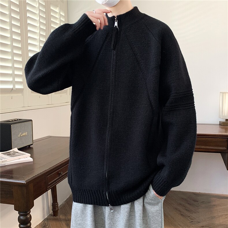 1018-1-M1001-P70《新品》针织毛衣男士开衫休闲夹克外套时尚帅气,男装针织衫/毛衣,星座1018-1​