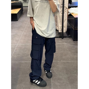 【有货】藏蓝色工装裤男款户外登山美式机能冲锋裤KZA139WW-特P43图片