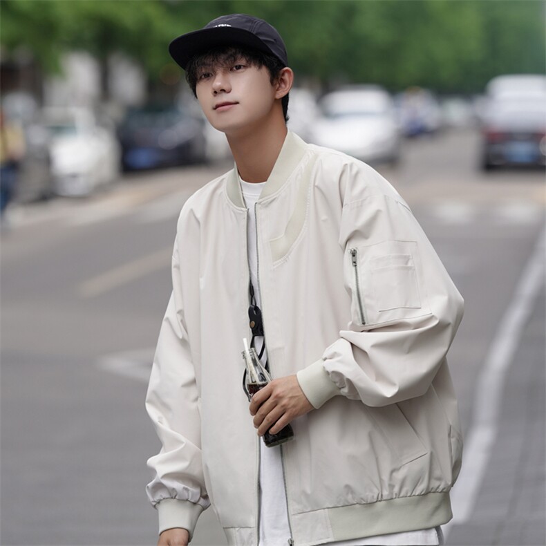美式潮牌棒球服飞行员夹克潮流复古宽松休闲工装外套JK88-P78图片