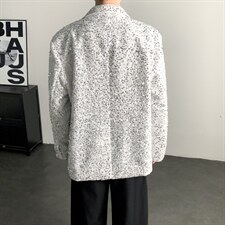 春装闪闪亮珠片亮面晚会年会夜店舞台装男演出服西装夜店歌手外套，男装西服套装，星座909