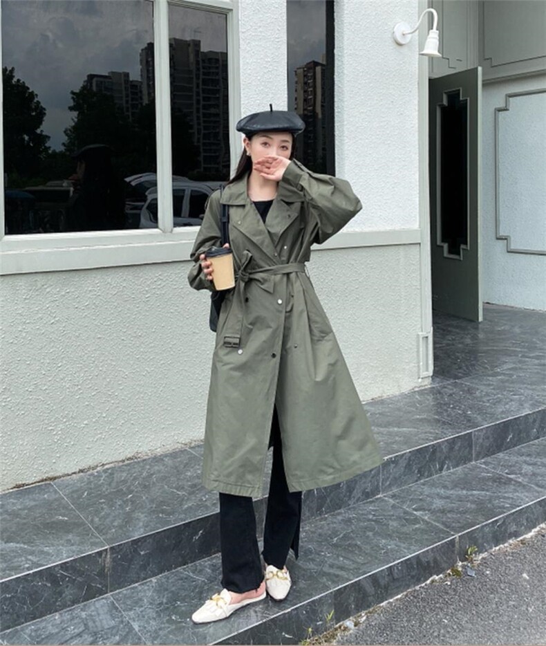 香丽迪秋装新款风衣外套,女装风衣,香丽迪1