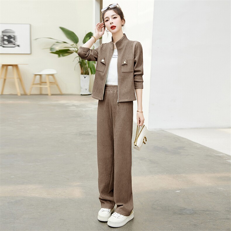 欧货休闲运动套装女春秋2025年新款气质减龄高级感时尚炸街两件套,女装套装/套裙,伊仟回