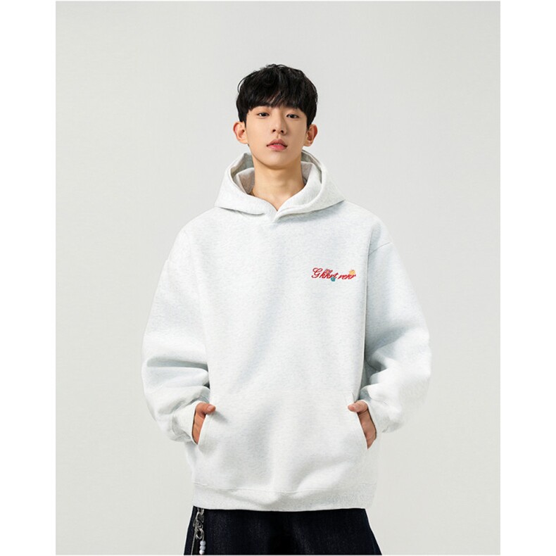 2026春季新款万针刺绣美式宽松420克连帽卫衣现货10000件，男装卫衣，星座1103-4（原1114）